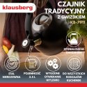 Czajnik tradycyjny 2.5l, czarny klausberg