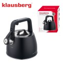 Czajnik tradycyjny 2.5l, czarny klausberg