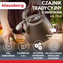 Czajnik tradycyjny 2.5l, szary klausberg