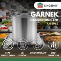 Garnek gastronomiczny, stal nierdzewna, śr.32cm, 25l, kinghoff, kh-1963
