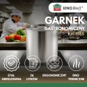 Garnek gastronomiczny, stal nierdzewna, śr.36cm, 36l, kinghoff, kh-1965