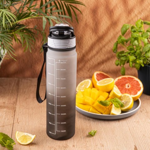 Butelka na wodę 1l, z blokadą, bpa-free, szczelna, kinghoff kh-2008