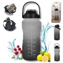 Butelka na wodę 2l, ze słomką, bpa-free, szczelna, kinghoff kh-2009