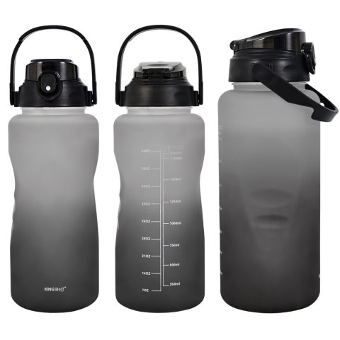 Butelka na wodę 2l, ze słomką, bpa-free, szczelna, kinghoff kh-2009