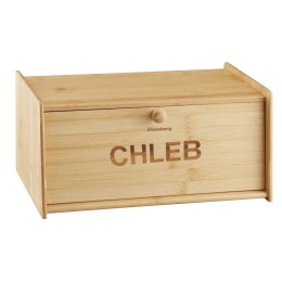 Chlebak bambusowy, 39,5×24,5×18cm, klausberg, kb-7934