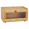Chlebak bambusowy, akrylowy front, 35,5×24×18cm, klausberg, kb-7923