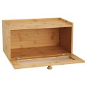 Chlebak bambusowy, akrylowy front, 35,5×24×18cm, klausberg, kb-7923