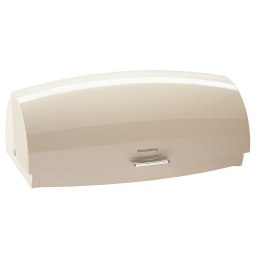 Chlebak, metalowy korpus, klapa z polistyrenu, 45×28,5×17cm, beżowy, klausberg, kb-7932