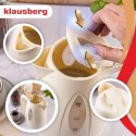 Czajnik elektryczny 1,2 l, kremowy, led, szybkie gotowanie, klausberg
