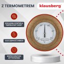 Czajnik elektryczny retro z termometrem, 1,7l, kremowy, stal nierdzewna 304