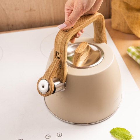 Czajnik tradycyjny 2.5l, bezowy klausberg