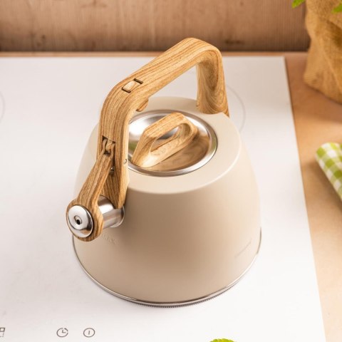 Czajnik tradycyjny 2.5l, bezowy klausberg