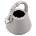 Czajnik stalowy z gwizdkiem 2,5 l szary mat, indukcja, klausberg kb-7949