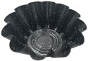 Forma do pieczenia ciasta, metalowa, z powłoką nieprzywieralną, czarna, średnica 23,5 cm, klausberg, kb-7837