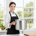 Garnek gastronomiczny, stal nierdzewna, śr.25cm, 9l, kinghoff, kh-2021