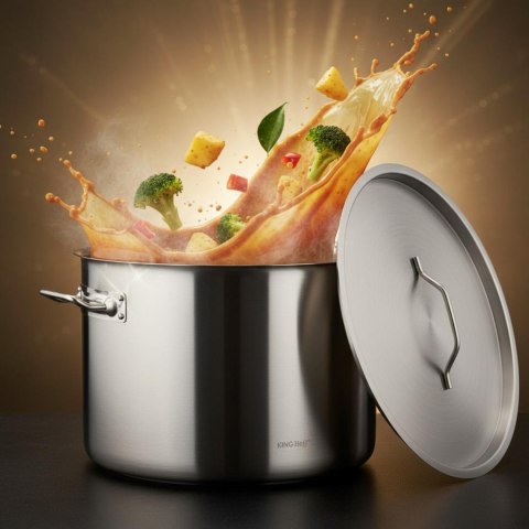 Garnek gastronomiczny, stal nierdzewna, śr.40cm, 32l, kinghoff, kh-2026