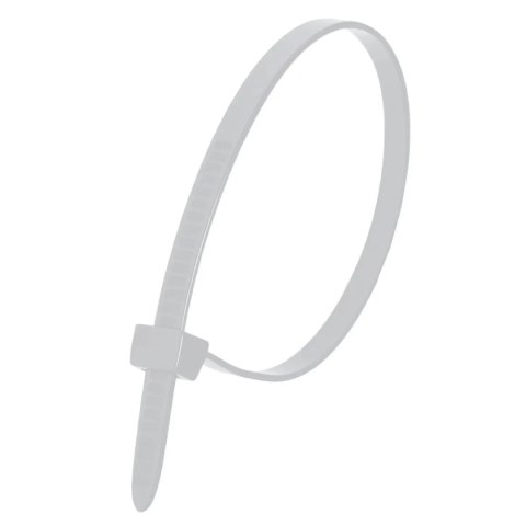 Nylonowe opaski zaciskowe białe 2,5x100mm (100szt.)