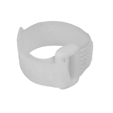 Opaski rzepowe 12x150mm, białe 5szt