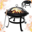 Palenisko ogrodowe, z pogrzebacz, grill, ognisko, 54,5cm, klausberg, kb-2030