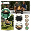 Palenisko ogrodowe, z pogrzebacz, grill, ognisko, 54,5cm, klausberg, kb-2030