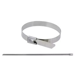 Stalowe opaski zaciskowe, 7.9x520mm, ss304, 20szt.