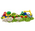 Zestaw piasek dynamiczny i fluffy - plac budowy