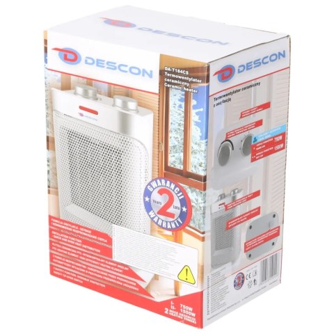 Termowentylator ceramiczny z oscylacją 1500w