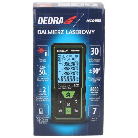 Dalmierz laserowy 50m