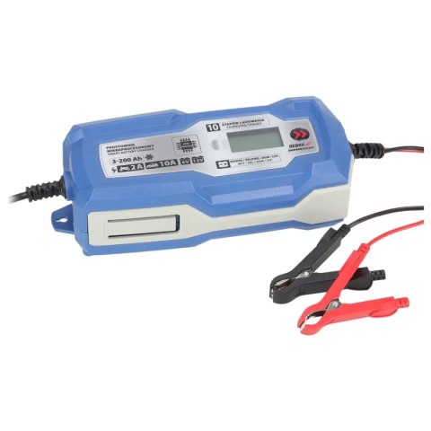 Prostownik mikroprocesorowy 10a, lcd, 6/12v 3-200ah lfp