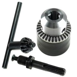 Uchwyt wiertarski kluczykowy zestaw 3cz 1,5-13mm 1/2