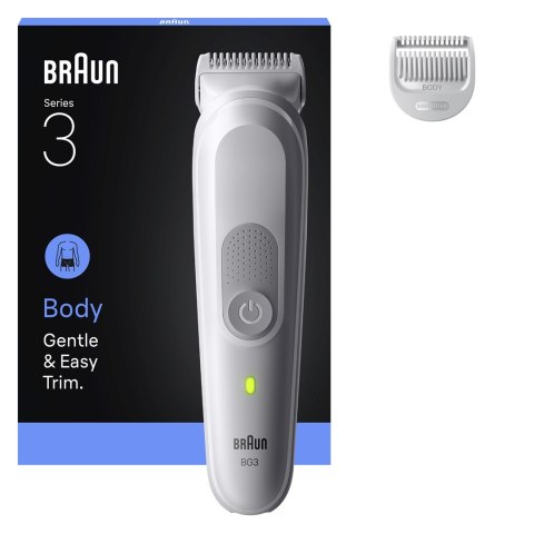 Braun Series 3 80789711 maszynka do włosów Jasny Szary