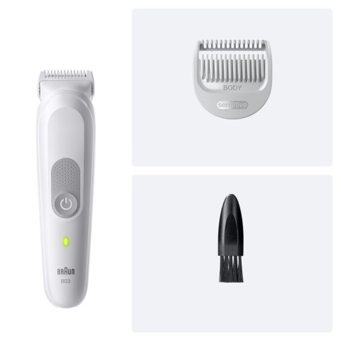 Braun Series 3 80789711 maszynka do włosów Jasny Szary