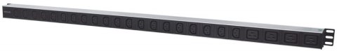 TECHLY Listwa zasilająca pionowa 20x C13, 4x C19, kabel 2 m C13-in/Schuko-out 163675