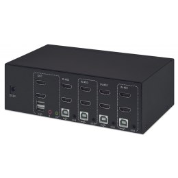 TECHLY Przełącznik KVM 4x1 HDMI/USB 4K Dual-Video z USB 2.0 153539