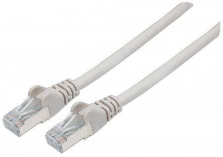 INTELLINET Patchcord Cat6a SFTP 1 m 100% Cu szary 317108