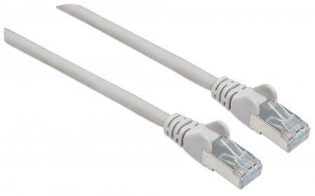 INTELLINET Patchcord Cat6a SFTP 1 m 100% Cu szary 317108