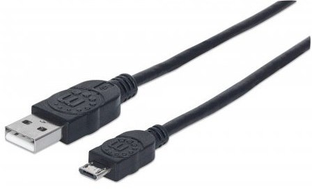 MANHATTAN Kabel USB 2.0 USB-A na USB-MicroB M/M 3.0 m 325684