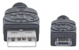 MANHATTAN Kabel USB 2.0 USB-A na USB-MicroB M/M 3.0 m 325684