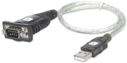 MANHATTAN Konwerter USB na RS232/DB9 M/M na kablu 45 cm Blister 23493