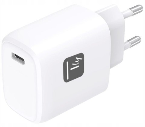 LIVALL Ładowarka sieciowa GaN USB-C 20W PD3.0 PPS biała IPW-USB-20WCG
