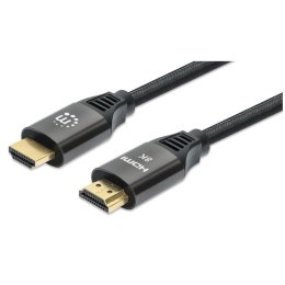 MANHATTAN Kabel HDMI 2.1 8K60Hz 2 m M/M 48Gbps w oplocie czarny 355940