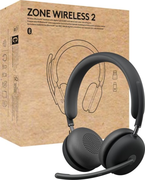 Słuchawki z mikrofonem LOGITECH 981-001152 Grafitowy