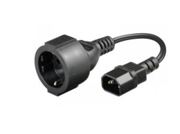 TECHLY Kabel zasilania PC przedłużacz Schuko (F) na C14 F/M 0.23 m 353731