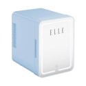 Mini lodówka z lusterkiem do makijażu LED ELLE 4L niebieska