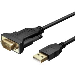 MANHATTAN Konwerter USB na RS232/DB9 M/M na kablu 1.5 m Polybags IDATA USB2-SER-1A