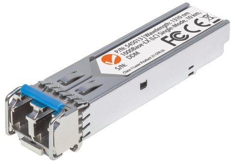 INTELLINET Moduł SFP 1G, LC Duplex SM, 10km, 1000Base-LX, 1310nm, miniGBIC, DDM, MSA 545013