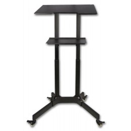 TECHLY Biurko mobilne 60x40 cm stolik do pracy stojącej prezentacji ICA-TB TPM-1BK