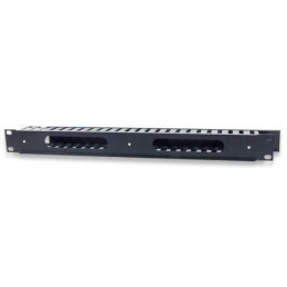 INTELLINET Organizer kabli 1U do szaf rack 19 z pokrywą, czarny I-CASE CABLE-PL