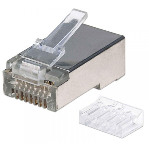 MANHATTAN Wtyk RJ45 8P/8C Cat6 STP, linka/drut, linia PRO, 90 szt 790543