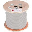 TECHLY Kabel skrętka Cat5e F/UTP drut LSZH 305 m 100% Cu szary ITP-C5F-305-RIS